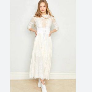 We Are Hah, Hidden Gem Dress, NWT - Ivory Walking On Eggshells -  Size S